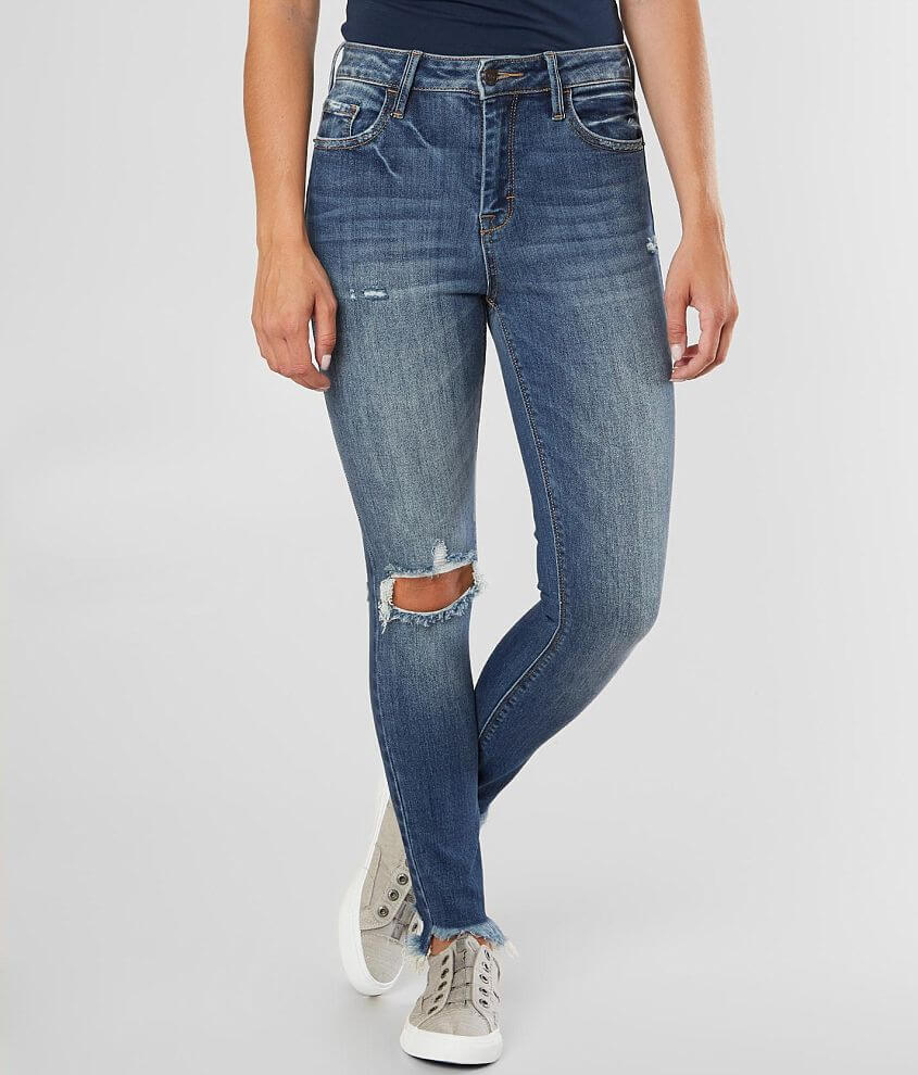 HIDDEN Taylor High Rise Ankle Skinny Stretch Jean front view