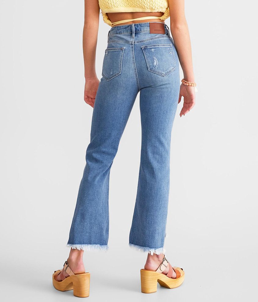 Happi Cropped Split Flare Stretch Jean - thumbnail 3
