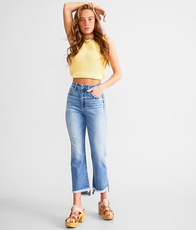 HIDDEN Happi Cropped Split Flare Stretch Jean MISC_DETAIL_2