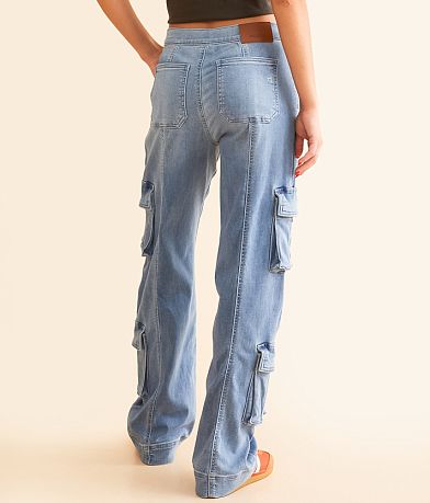 HIDDEN Alyx Baggy Cargo Stretch Jean back view