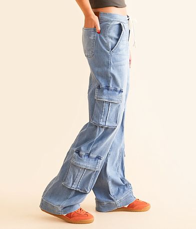 HIDDEN Alyx Baggy Cargo Stretch Jean full right side view