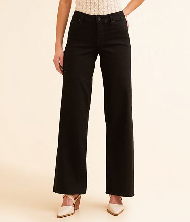 HIDDEN Nori Wide Leg Stretch Jean front view