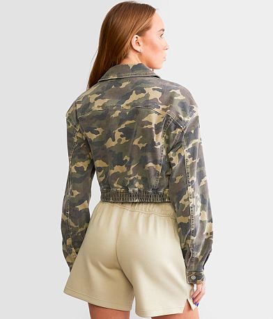 HIDDEN Camo Denim Jacket BACK