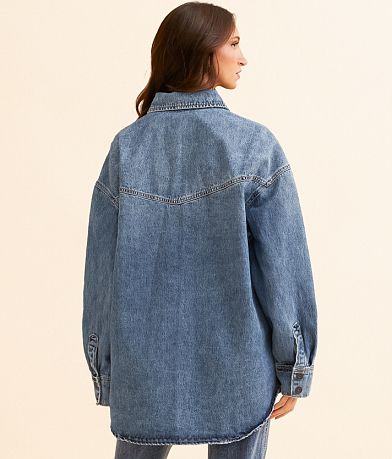 HIDDEN Oversized Denim Jacket BACK