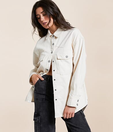 HIDDEN Oversized Denim Jacket misc detail 2 view