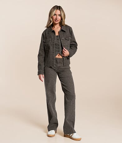 Cheetah Denim Stretch Vest thumbnail 7