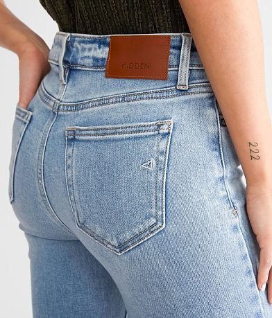 HIDDEN Happi Flare Stretch Jean back pocket view