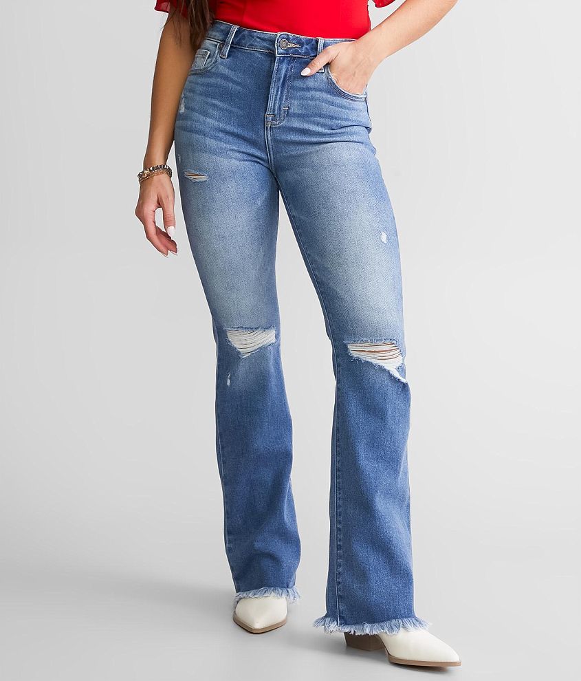 HIDDEN Happi Flare Stretch Jean front view