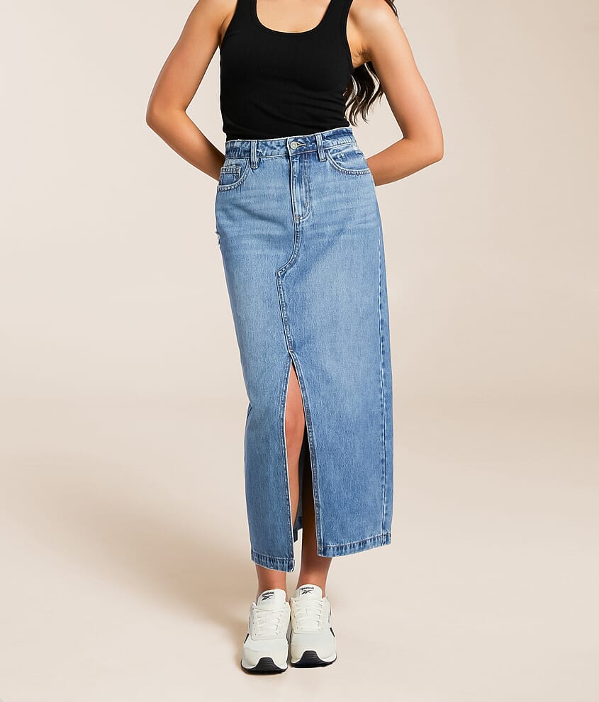 Peyton Denim Maxi Skirt - thumbnail 2