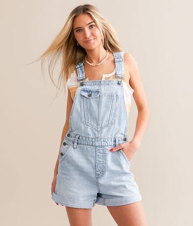 HIDDEN Dylan Denim Cuffed Overall Short FULL_RIGHT_SIDE