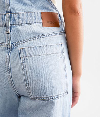 HIDDEN Dylan Cargo Denim Overalls - Women's Rompers & Jumpsuits in