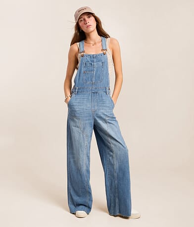 Dylan Wide Leg Stretch Overall