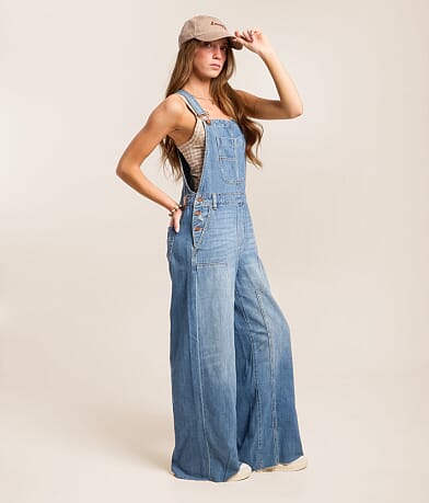 Dylan Wide Leg Stretch Overall thumbnail 2
