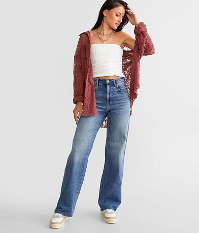 Wide leg on sale jeans near me