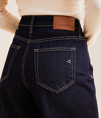 HIDDEN Nori Wide Leg Jean back pocket view