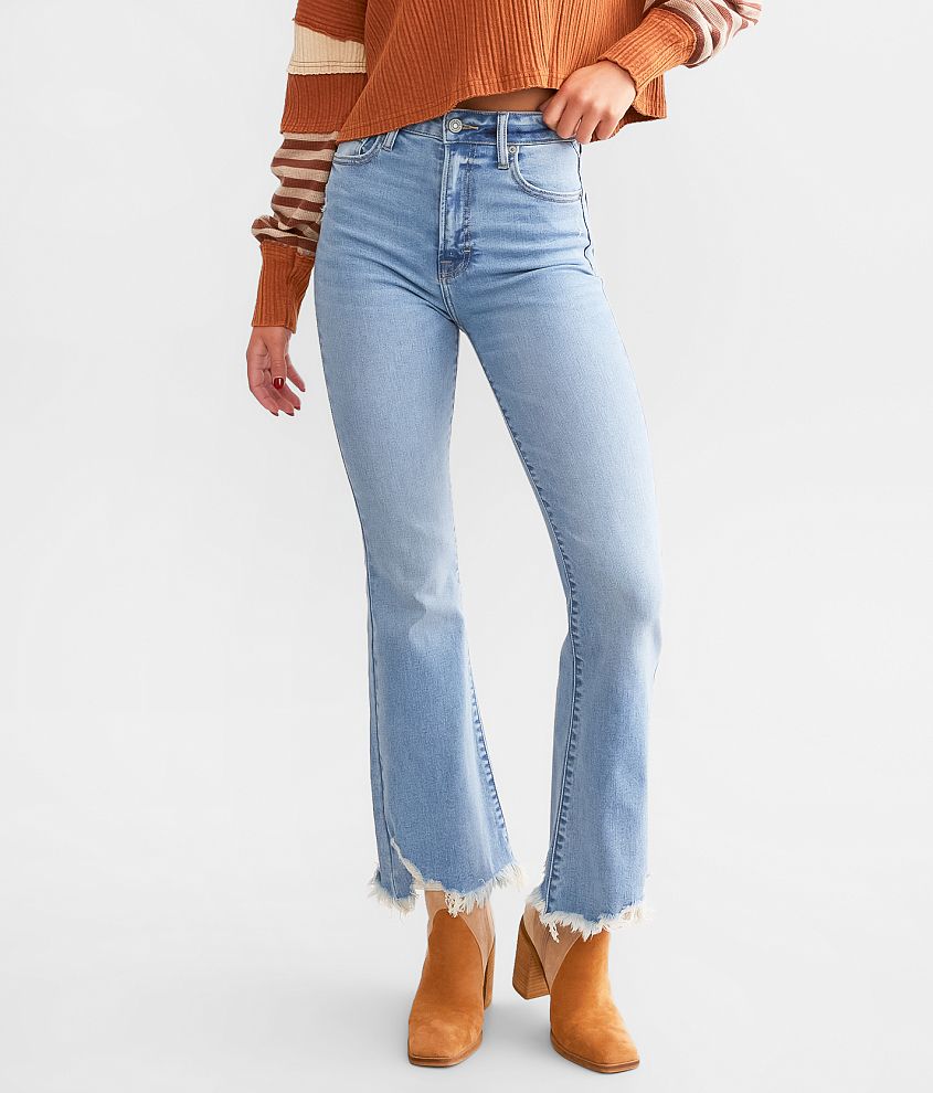 HIDDEN Happi Cropped Flare Stretch Jean - Women's Jeans in Light