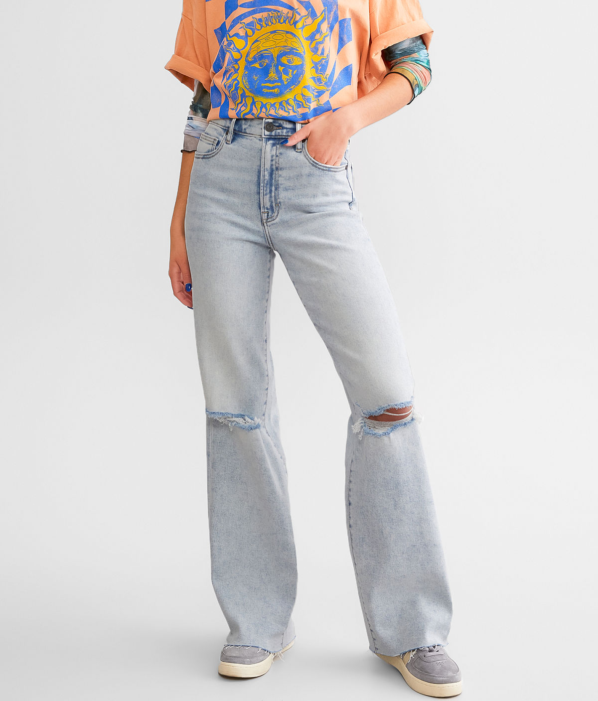 HIDDEN Logan Dad Stretch Jean — Light by Buckle