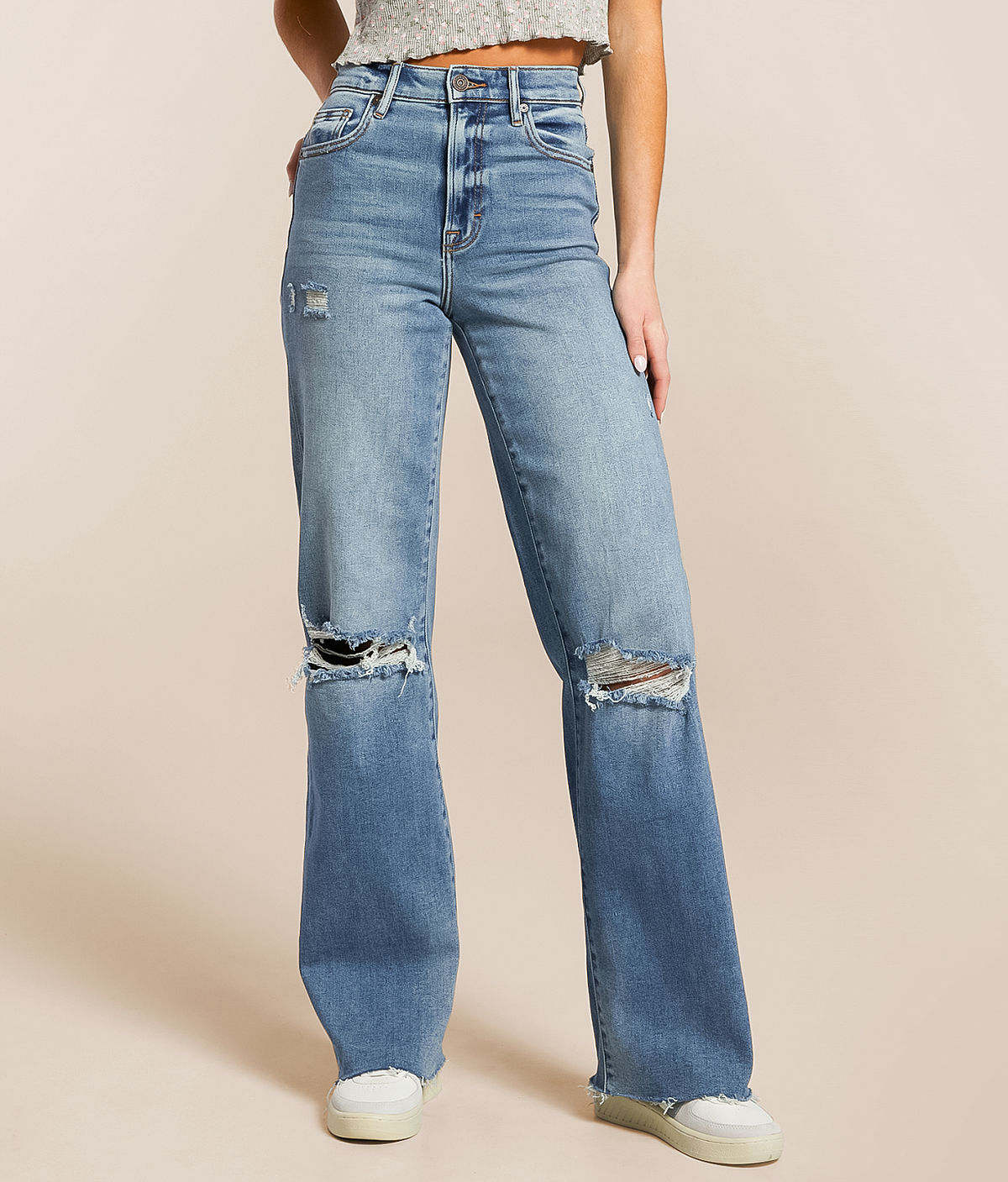 HIDDEN Logan Dad Stretch Jean — Medium Wash by Buckle