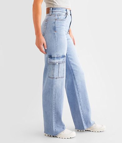 HIDDEN Logan Dad Cargo Stretch Jean FULL_LEFT_SIDE