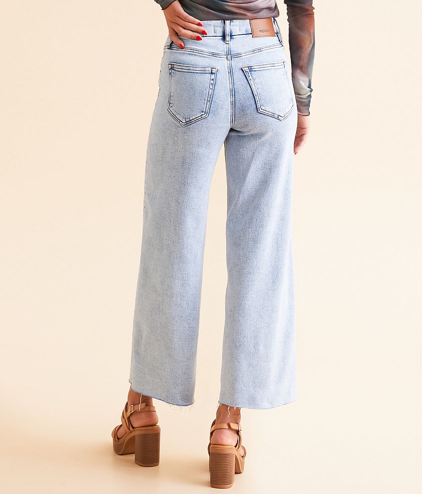 Nori Cropped Wide Leg Stretch Jean