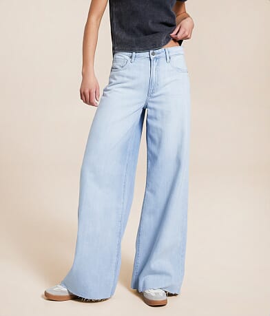 HIDDEN Nori Ultra Wide Leg Jean front view