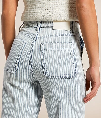 HIDDEN Striped Logan Dad Jean BACK_POCKET