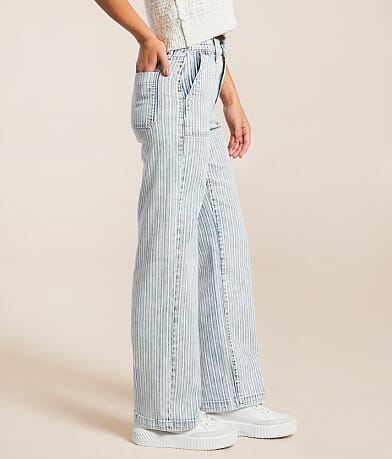 HIDDEN Striped Logan Dad Jean FULL_RIGHT_SIDE
