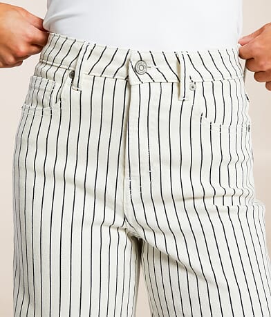 HIDDEN Nori Wide Leg Striped Stretch Jean misc detail 1 view