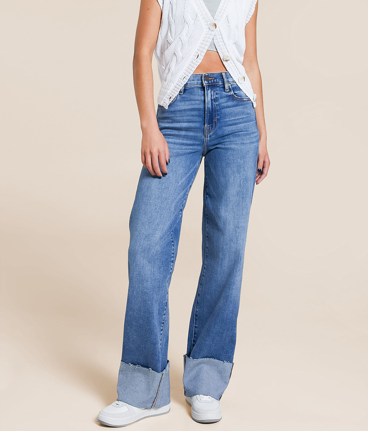 HIDDEN Logan Dad Stretch Jean — Silver Lining by Buckle
