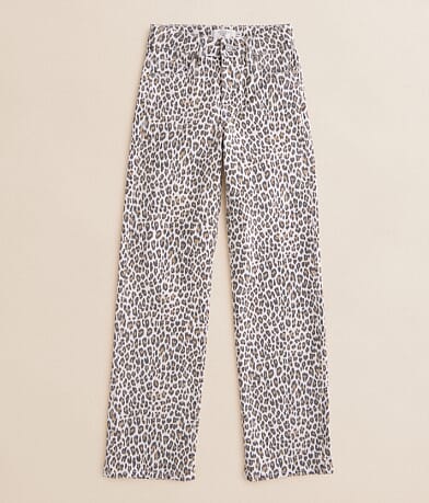 HIDDEN Girls - Mini Ella Cheetah Classic Straight Jean front view