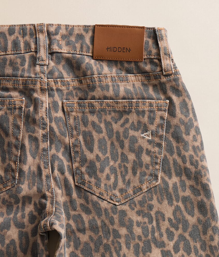 Girls - Mini Sloane Barrel Cheetah Stretch Jean