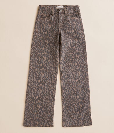 HIDDEN Girls - Mini Blake Dad Cheetah Jean front view