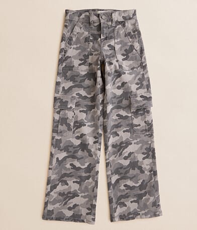 HIDDEN Girls - Mini Camo Cargo Blake Dad Jean front view