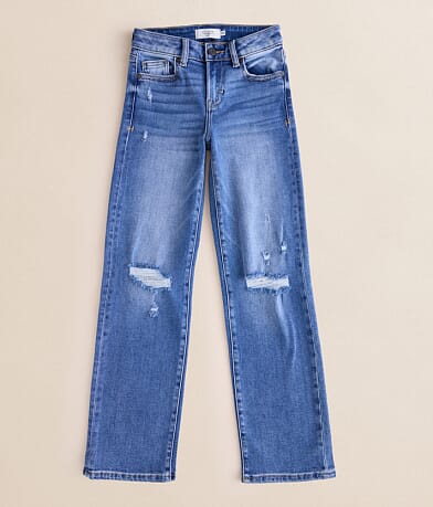 HIDDEN Girls - Mini Ella Classic Straight Stretch Jean front view