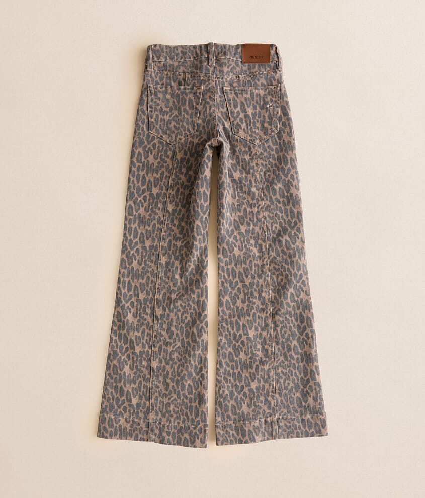Girls - Mini Sloane Cheetah Comfort Flare Jean