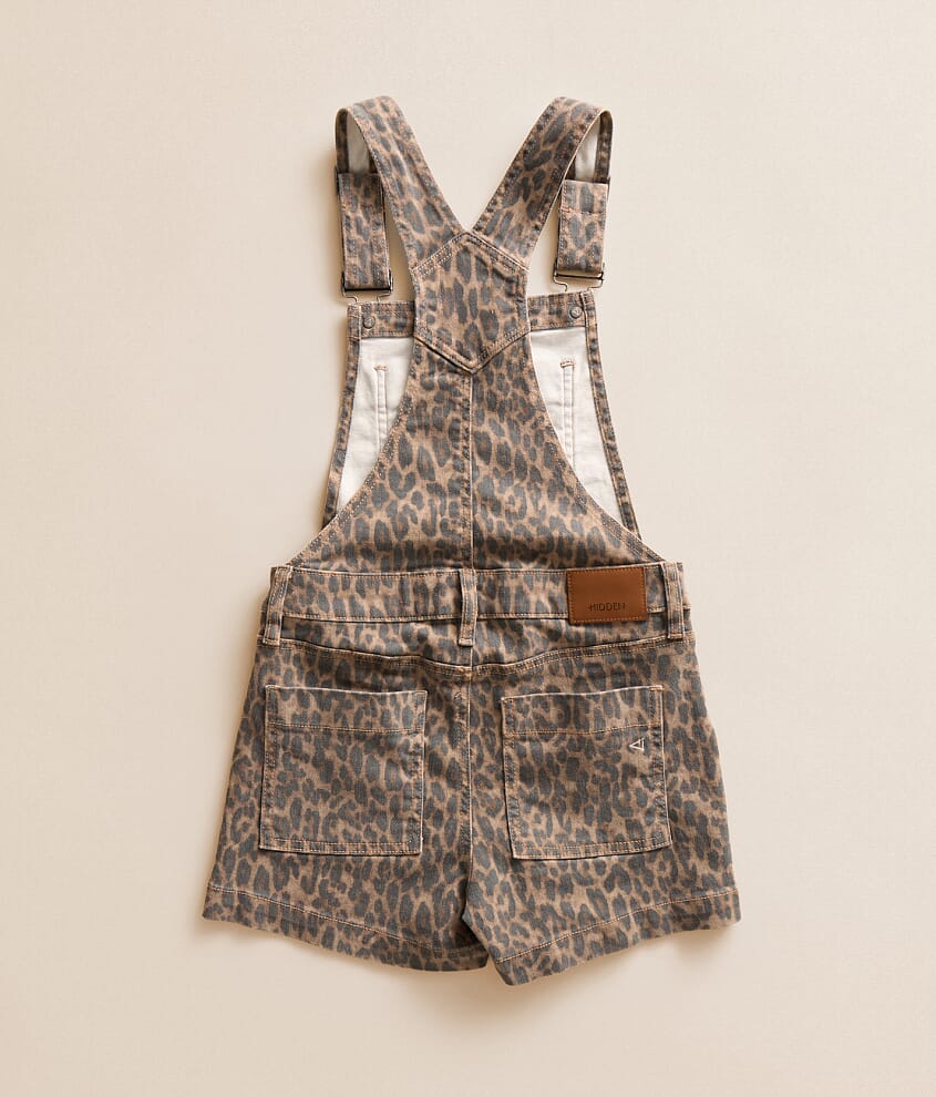 Girls - Mini Dylan Cheetah Overall Short