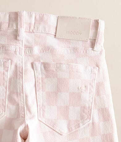 Girls - Mini Blake Dad Checkered Stretch Jean thumbnail 3