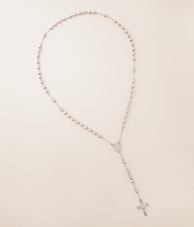 BKE Rosary 20" Necklace front view