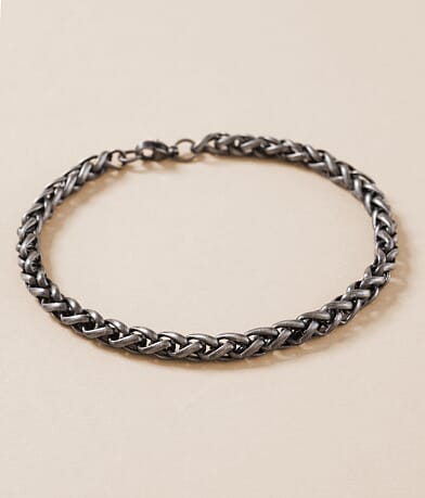 BKE Stainless Steel Chain Bracelet front view