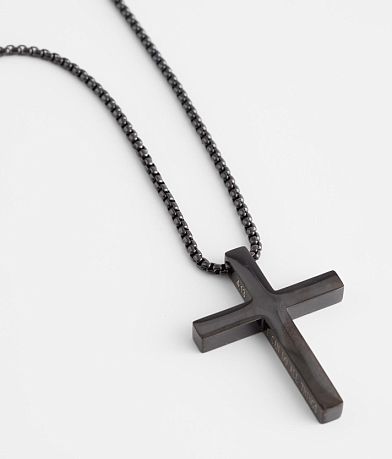 BKE Cross &amp; Scripture 23&quot; Necklace misc detail 1 view