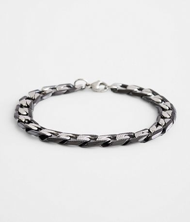 BKE Two Tone Chain Bracelet front view