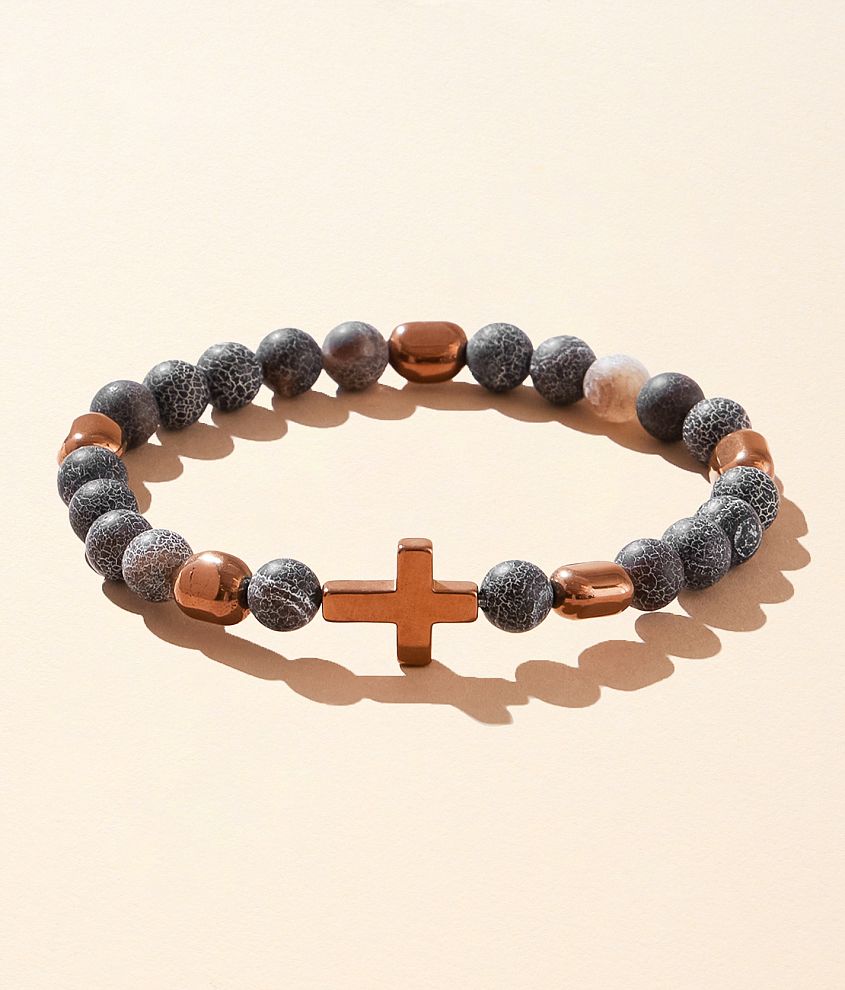 Cross Beaded Bracelet