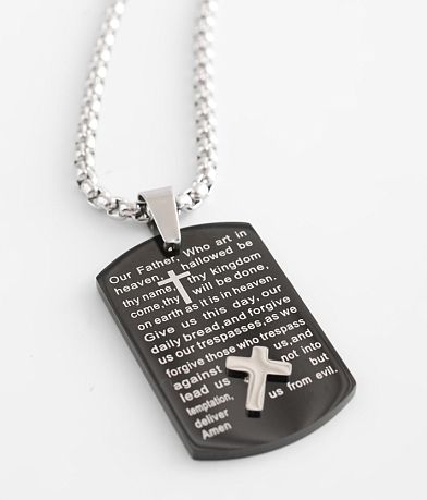 BKE The Lord&apos;s Prayer Necklace misc detail 1 view