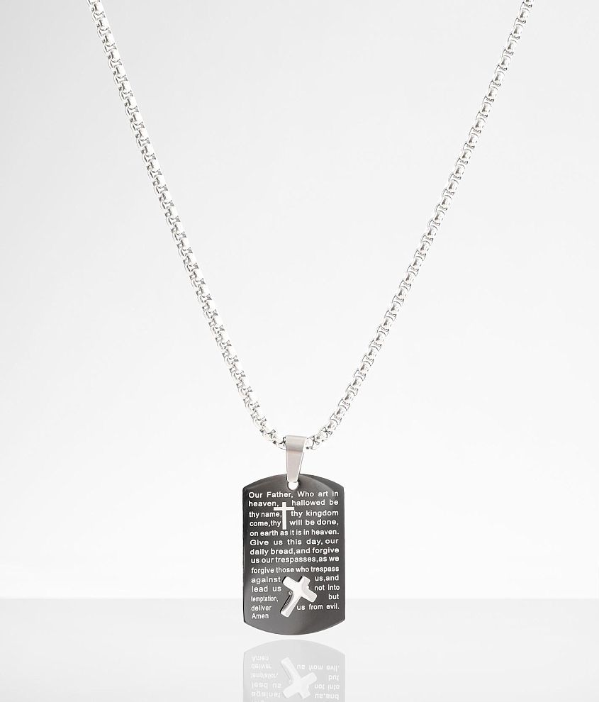 BKE The Lord's Prayer Necklace front view
