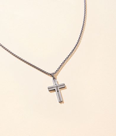 BKE Cross 24" Necklace front view