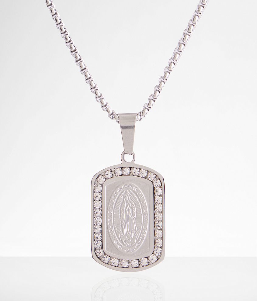 Virgin mary necklace for on sale men