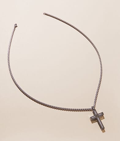 BKE Cross 23" Necklace front view