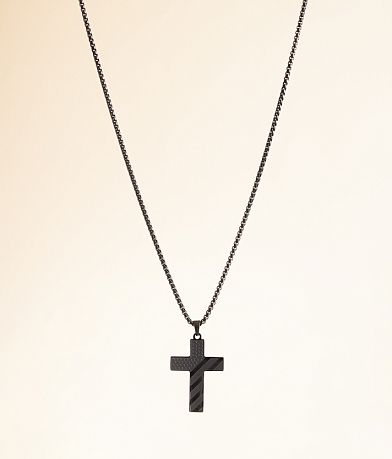 BKE American Flag Cross 24&quot; Necklace MISC_DETAIL_1