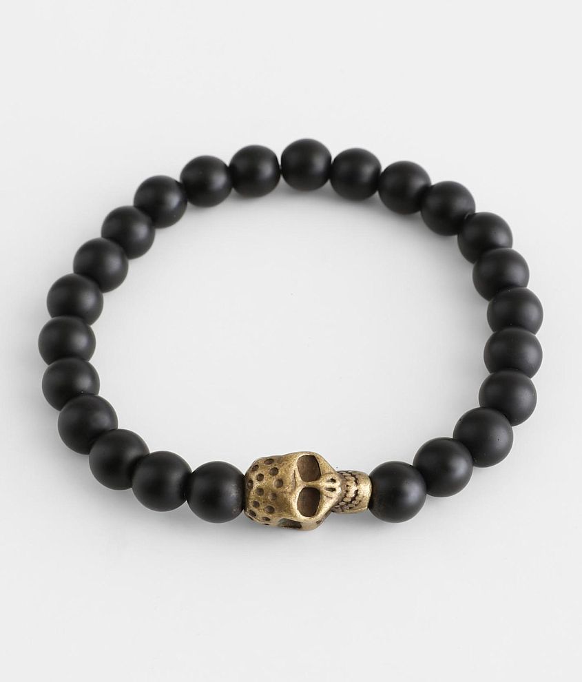 Mens hot sale skull bangle