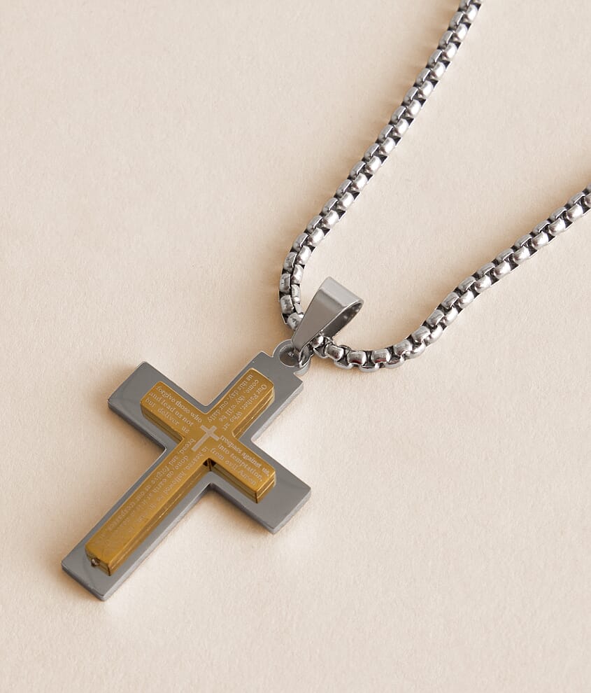 Cross Pendant 22" Necklace